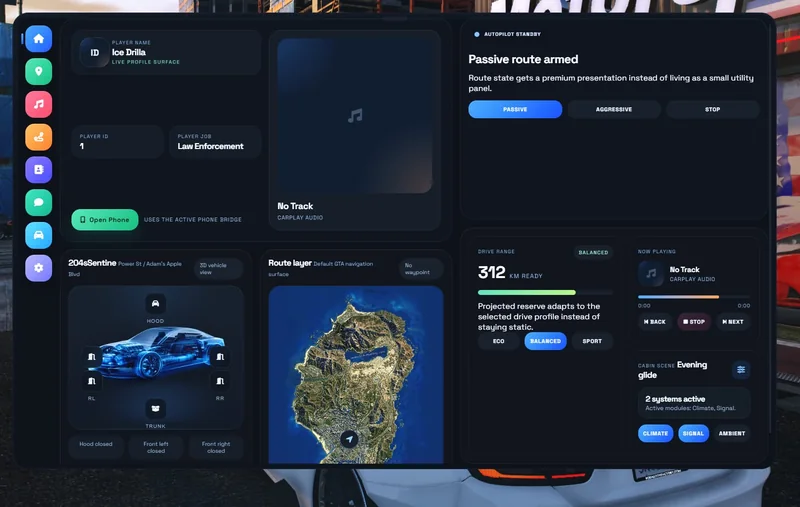 Custom CarPlay Script project preview